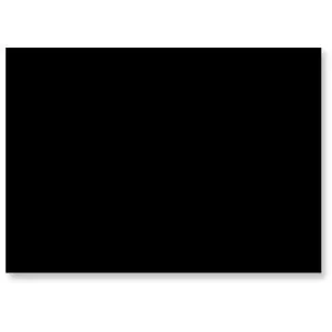 Paquet de 25 cartes simples Pollen 82x128mm Noir 210g