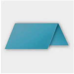 ClaireFontaine Clairefontaine  Marque-place Pollen 85x80 turquoise pqt 25