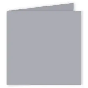 Pollen - 25 cartes doubles carrées 13.5 x 13.5 cm - Gris koala