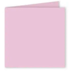 Comparateur de prix : Clairefontaine Pollen - 25 cartes doubles carrées 16 x 16 cm - Rose dragée