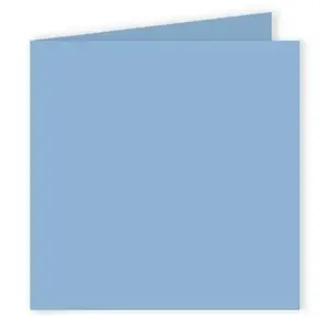 Comparateur de prix : Pollen - 25 cartes doubles carrées 13.5 x 13.5 cm - Bleu lavande