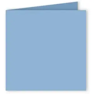 Comparateur de prix : Pollen - 25 cartes doubles carrées 16 x 16 cm - Bleu lavande