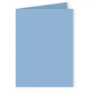 Pollen - 25 cartes doubles rectangulaires 11 x 15.5 cm - Bleu lavande