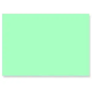 Clairefontaine Pollen - 25 cartes rectangulaires 10.6 x 21.3 cm - Vert jade pas cher