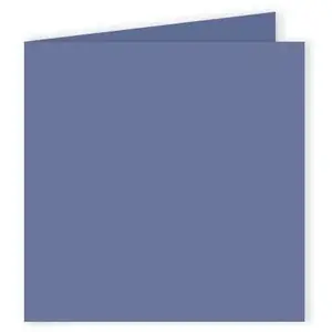 ClaireFontaine Clairefontaine Carte 210g Pliée 135x135 Myosotis Pqt 25 pas cher