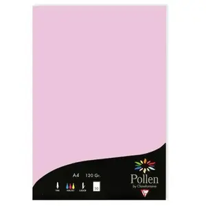 Comparateur de prix : Clairefontaine Etui de 50 feuilles A4 Pollen Rose dragée