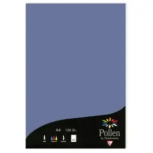Comparateur de prix : ClaireFontaine Clairefontaine Etui De 50 Feuilles 210x297 Myosotis 120g
