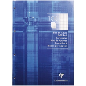 Clairefontaine Bloc de cours, A4, quadrillé 5x5, 200 pages ()
