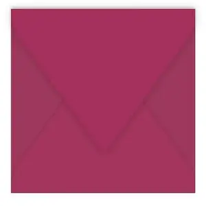 Comparateur de prix : Clairefontaine Pollen - 20 enveloppes carrées 14 x 14 cm - Framboise