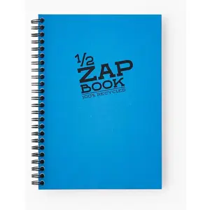 Bloc 1/2 Clairefontaine Zap Book A5, 160 pages unies