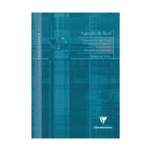 Agenda de bord de 144 pages Clairefontaine 21 x 29 cm Modèle aléatoire