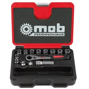 Comparateur de prix : Mob Outillage - Coffret clé à douilles traversantes 14 pièces