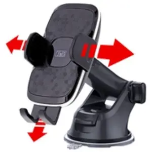 Comparateur de prix : Support mâchoire premium 3 en 1 T'nB pour téléphone mobile Noir