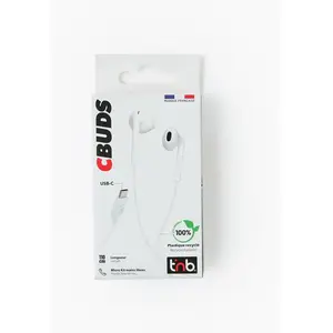 Comparateur de prix : T'nB SA Ãcouteurs Filaires Intra-auriculaires Type C C-buds - Blanc