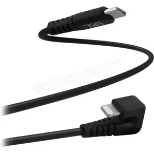 Câble Lightning / USB-C connecteur coudé 180° gaming - noir -T'nB pas cher