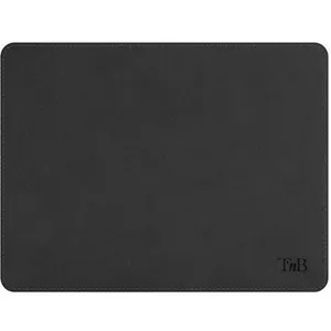 Tapis de souris T'nB en cuir recyclé, Made in France - Noir pas cher