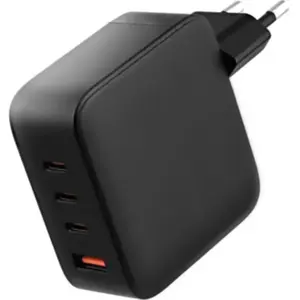 TNB Chargeur GAN 140W 3x USB-C + 1x USB-A   câble USB-C 2 m inclus noir