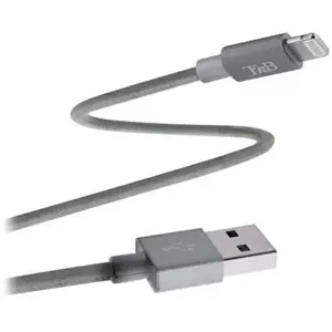 T'nB - Câble Lightning en nylon tressé - Gris pas cher