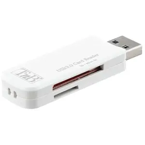 Tnb - Lecteur Carte SD et Micro SD T'nB USB-A 3.0 - Blanc