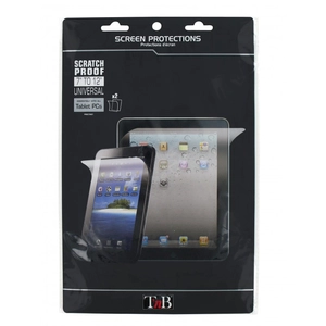 T'nB - 2 protections écran univers. tablettes tactiles 7-12" - transparent pas cher