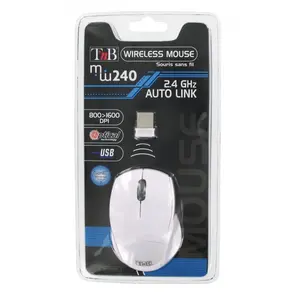 Comparateur de prix : T'nB MM240 souris Bureau RF sans fil Optique 1600 DPI