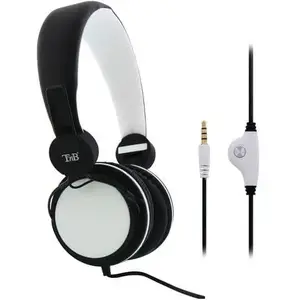 T'nB CSBCWH écouteur/casque Avec fil Arceau Appels/Musique Noir, Blanc pas cher