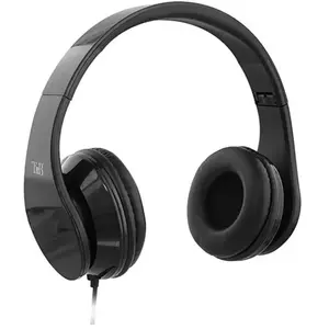 T'nB - Casque Filaire Jack 3.5mm Pliable Collection Stream - Noir 1,2m pas cher