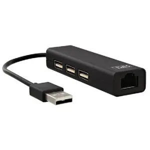 Comparateur de prix : Hub USB T'nB USB-A vers 3x USB-A et RJ45 Noir