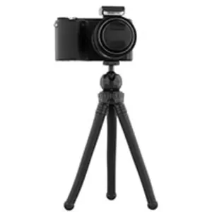 Comparateur de prix : Trépied flexible 3 en 1 TNB - Mini trépied de 15,5 cm - Noir