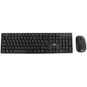 Comparateur de prix : T'nB KBSCBK2 clavier FR sans fil +USB AZERTY Qwerty Noir