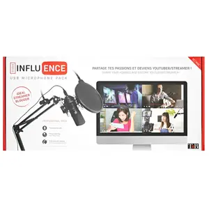 Comparateur de prix : T'nB PKSTREAMER microphone Noir Microphone de PC