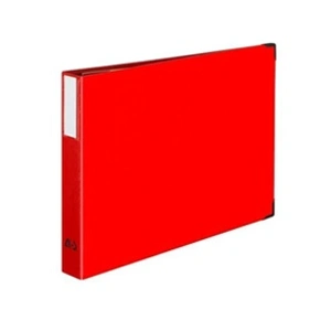 Comparateur de prix : Classeur 4 anneaux en D format A3 à l italienne en balacron rouge - Ro...