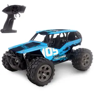 Turbo Challenge Voiture télécommandée BTE/OFF Road Métal Bleu