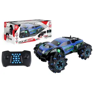 Voiture radiocommandé Turbo Challenge 4X4 Drifting en PVC Bleu pas cher
