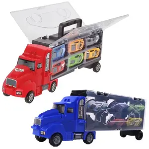 TURBO CHALLENGE BTE/ CAMION TRANSPORT MALLETTE 37CM ROUES pas cher