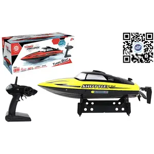 OBEST Jouet De Dauphins Télécommandé RC Bateau, 2.4GHz Simulation R Dauphin Speedboat Electrique Jouet De Shark Dolphin Amz B
