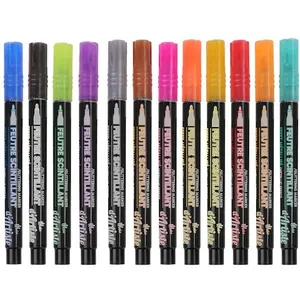 MGM 12 Feutres a Alcool Aux Reflets Metalliques pas cher