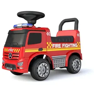 Comparateur de prix : Turbo Challenge Trotteur Mercedes Antos Pompier Rouge - Lumineux et Sonique
