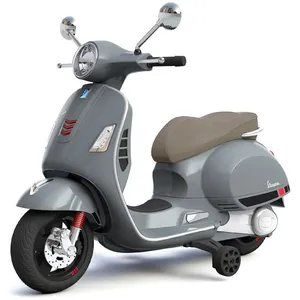Porteur électrique Vespa pour enfant avec MP3/USB/SD - GrisVendu parfnac