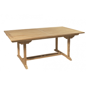 Comparateur de prix : Macabane Table de jardin 8/10 personnes extensible L180 cm en teck