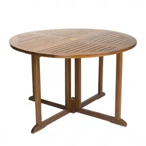 PARIS PRIX Table de jardin pliante 4/5 personnes en teck huilé pas cher
