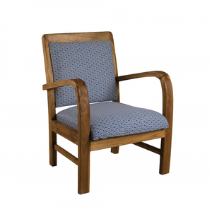 Macabane - Fauteuil Scandi bleu - 61x63x80.5 cm T.UVendu parcdiscount