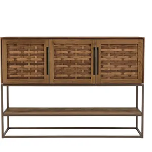 Comparateur de prix : Macabane ALIDA - Buffet en bois de teck recyclé 3 portes