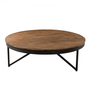 Comparateur de prix : Macabane - Table basse Sixtine teck - D.110xH.36 cm T.U