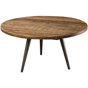 Macabane - Table basse Sixtine teck - D.55xH.30 cm T.U pas cher