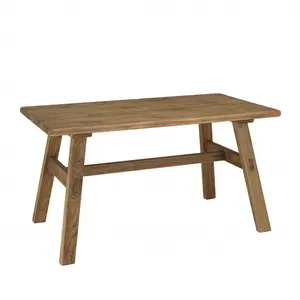 MACABANE ANDRIAN - Table à manger 140x75cm bois Pin recyclé pas cher