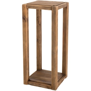 Macabane - Sellette bois Sandy bois naturel  - 37.5x37.5x88.5 cm T.U pas cher