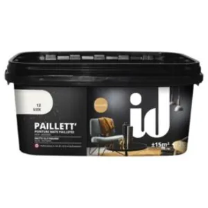 Comparateur de prix : Peinture de finition mate paillettée PAILLETT 2L LUX  - ID Paris Lux