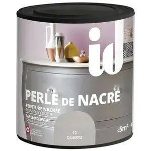 ID Peinture meubles et boiseries PERLE DE NACRE 500ML 0,5 Quartz