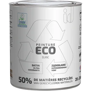 PEINTURE ECO RESPECTUEUSE  SATIN BLANC 2L - ID PARIS BlancVendu paramazon